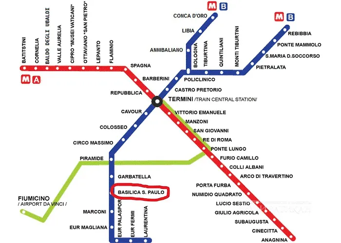 Marina E Lucio Bright San Paolo Metro Near Colosseum 4 Guests *